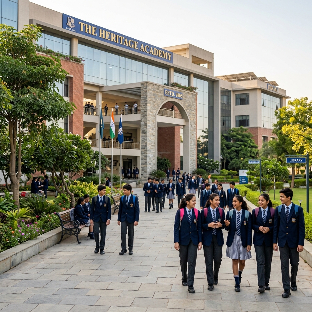 Indian school campus